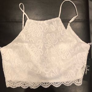 Lace crop top